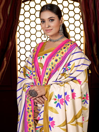 Aayaa Pashmina Vol 1 Winter Wear Printed Sarees Wholesale Clothing Distributors In India
